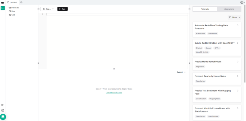 26.8K+ Star!MindsDB:一个从企业数据构建AI的平台-IT面试星球