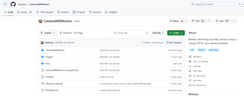 ESP32Cam WiFi 运动侦测摄像机,一个嵌入式智能家居安防利器-IT面试星球