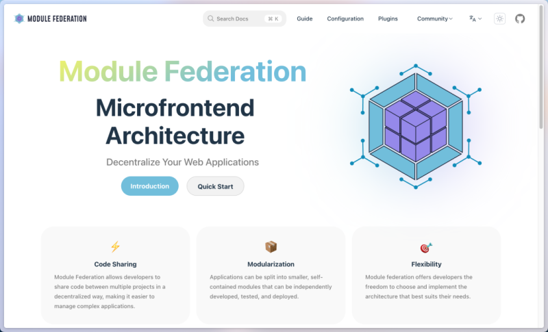 Module Federation 2.0 正式发布!-IT面试星球