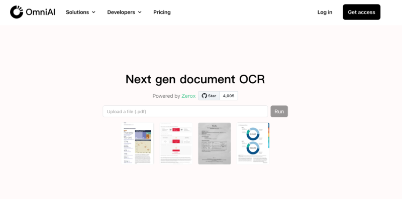 4K+ Star！Zerox OCR：一个基于AI的文档OCR工具-IT面试星球