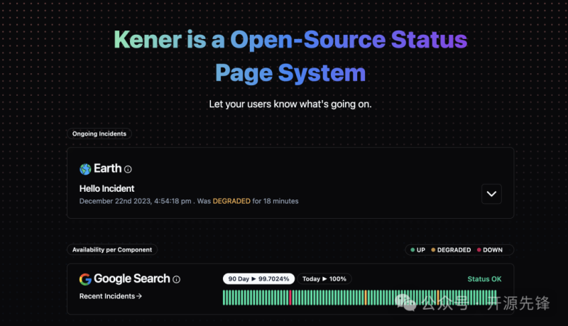 2K star！又一款优雅美观的轻量级监控项目-IT面试星球