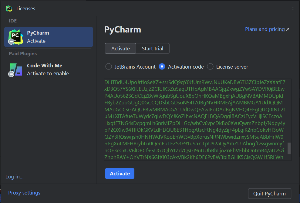 Pycharm 2024.1 最新激活破解教程（附激活码，亲测有效）