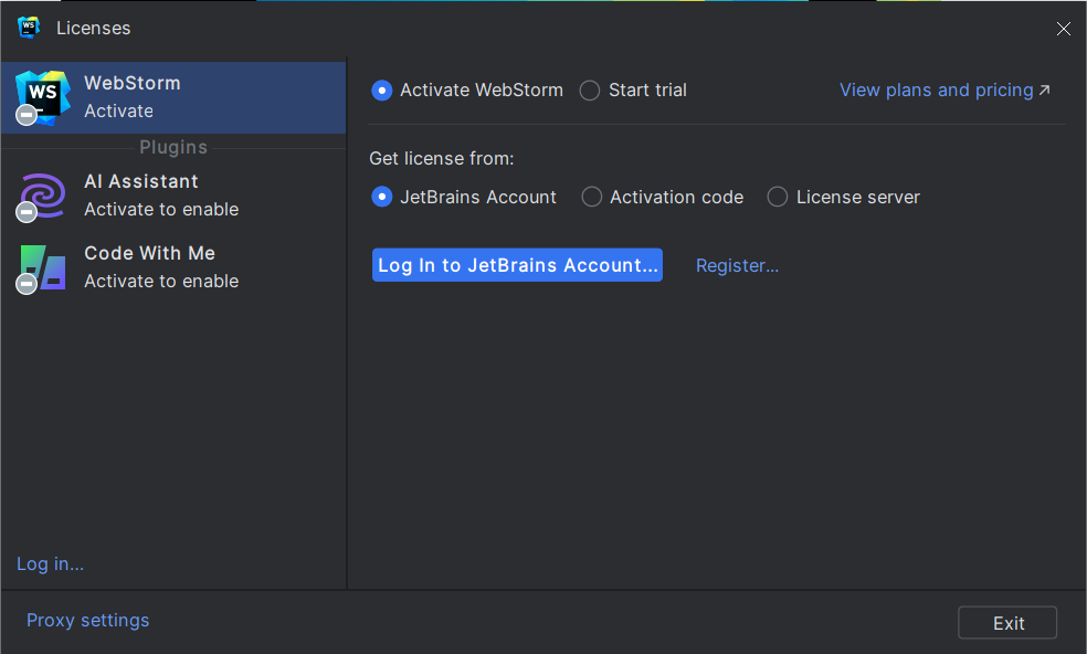 2024.3.5 WebStorm激活教程（亲测有效，附激活码）